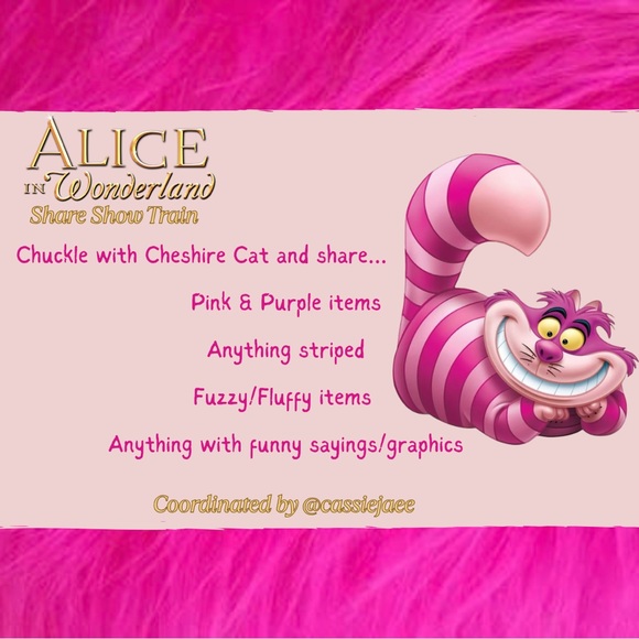 ALICE IN WONDERLAND SHARE SHOW TRAIN 🚂👗🐇🎩☕️🐈♥️ THE QUEEN’S BIRTHDAY TEA PARTY 🎂 - Picture 5 of 9